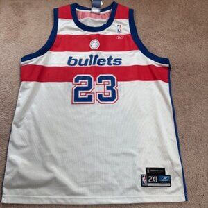 Reebok Washington Bullets Air Jordan Jersey Men's Size XXL